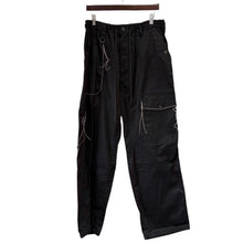 画像をギャラリービューアに読み込む, S'YTE by yohji yamamoto サイト ヨウジヤマモト COTTON TWILL COLOR STITCHING WORK PANT ステッチワークイージーパンツ 3 ブラック UT-P30-001 14815