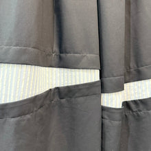 Lade das Bild in den Galerie-Viewer, nagonstans ナゴンスタンス 26SS slit trousers ストライプデザインワイドストレートパンツ 470JS831-0161 M ネイビー 15540