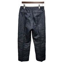 画像をギャラリービューアに読み込む, Hakuro ハクロ LINE リネンイージーストレートパンツ HK1015W S インディゴ 3520