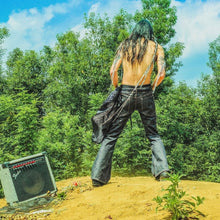 Lade das Bild in den Galerie-Viewer, SUGARHILL シュガーヒル 21SS Rigid Double Knee Bell Bottom Denim ダブルニーベルボトムデニムパンツ 21SSPT03