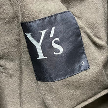 이미지를 갤러리 뷰어에 로드 , Y's ワイズ 24SS COTTON FLAX POPLIN SAILOR COLLAR COAT コットンリネンセーラーカラーノースリーブロングコート YS-C13-010