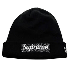 画像をギャラリービューアに読み込む, Supreme NEW ERA シュプリーム ニューエラ 19AW Box Logo Beanie ペイズリーボックスロゴニットキャップ ビーニー 14082