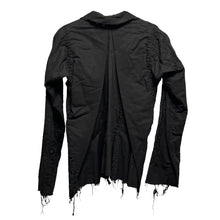 画像をギャラリービューアに読み込む, JUNYA WATANABE ジュンヤワタナベ 05SS 花柄刺繍カットオフコットンジャケット JO-J007 M ブラック 3476