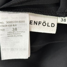 画像をギャラリービューアに読み込む, ENFOLD エンフォルド 21SS プリーツスカート 300ES131-0250 38 ブラック 14808