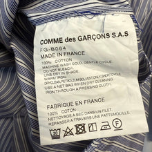 Load image into Gallery viewer, COMME des GARCONS SHIRT コムデギャルソンシャツ 21SS 3連カラーストライプシャツ FG-B064 14114