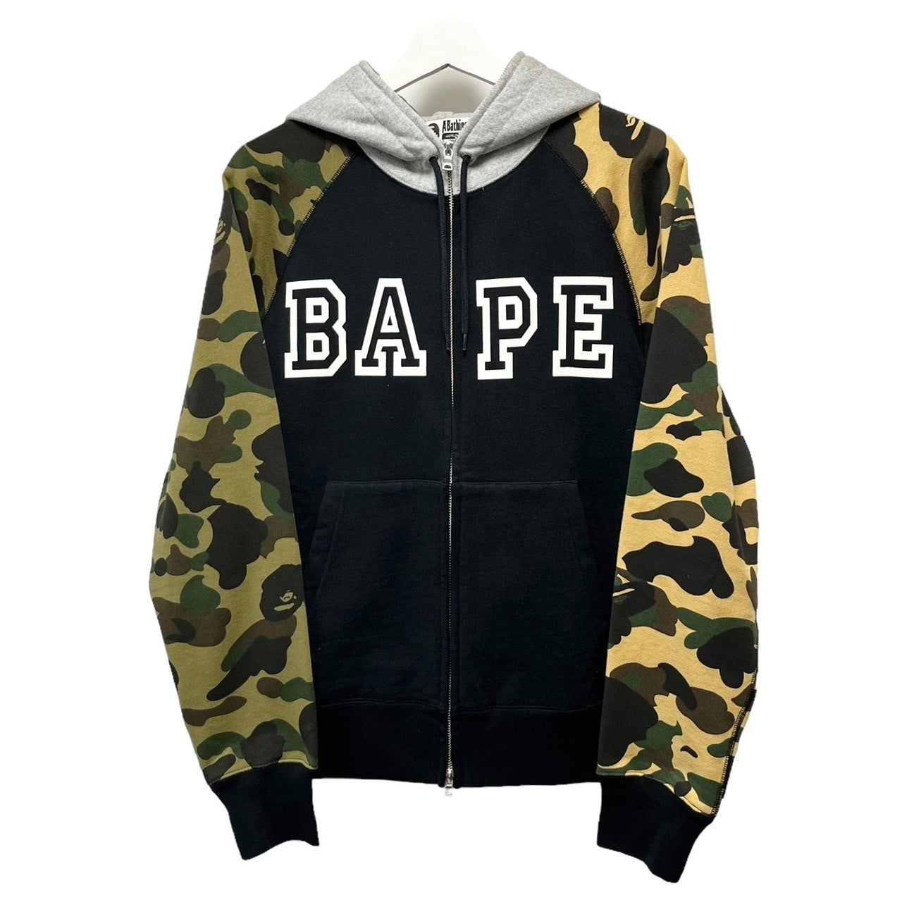A BATHING APE エイプ 1stカモ フルジップパーカー