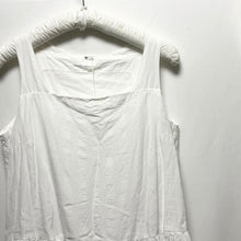 Lade das Bild in den Galerie-Viewer, CASEY CASEY ケイシーケイシー R VERGER V2 コットンリネンノースリーブギャザーワンピース 10FR219 タグ付き