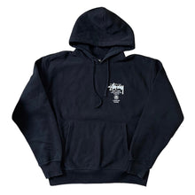 画像をギャラリービューアに読み込む, STUSSY ステューシー WORLD TOUR HOODIE ワールドツアープリントプルオーバーパーカー
