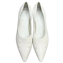이미지를 갤러리 뷰어에 로드 , Maison Margiela メゾンマルジェラ 20SS ポインテッドトゥバレリーナパンプス S58WR0037 36 ホワイト 14921