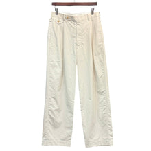 이미지를 갤러리 뷰어에 로드 , A.PRESSE アプレッセ 25SS High Density Weather Cloth Trousers コットンシルクワイドパンツ 25SAP-04-15H 1 アイボリー 15767
