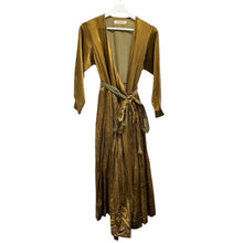 画像をギャラリービューアに読み込む, suzuki takayuki スズキタカユキ SAMPLE ギャザーベルテッドサテンドレスワンピース 13851