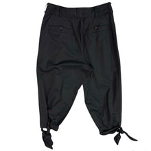 画像をギャラリービューアに読み込む, S'YTE by yohji yamamoto サイト ヨウジヤマモト T/W GABARDINE 2-TUCK PANTS WITH HEM TIES 2タックタイパンツ UU-P15-101 14244