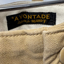 Load image into Gallery viewer, A VONTADE ア ボンタージ BEAMS F別注 コットンワイドチノパンツ 14126