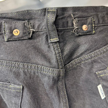 Lade das Bild in den Galerie-Viewer, IZUMO DENIM イズモデニム 1037XX テーパードデニムパンツ 33 ブラック 15705