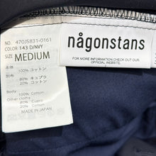 Lade das Bild in den Galerie-Viewer, nagonstans ナゴンスタンス 26SS slit trousers ストライプデザインワイドストレートパンツ 470JS831-0161 M ネイビー 15540