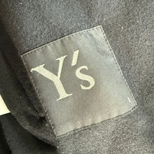 画像をギャラリービューアに読み込む, Y's ワイズ 24AW W/ FLANNEL HAND STITCHED LEFT FACING SHIRT JACKET ウールフランネルハンドステッチジャケット YO-J14-113 14229