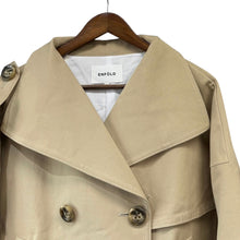 画像をギャラリービューアに読み込む, ENFOLD エンフォルド 19SS ショートトレンチコート 300CS230-0300 38 ベージュ R14660