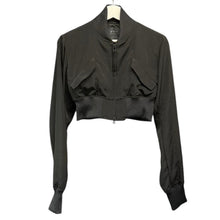 画像をギャラリービューアに読み込む, S'YTE by yohji yamamoto サイト ヨウジヤマモト CREPE DE CHINE CROPPED BOMBER JACKET クロップドショート丈ボンバージャケット UY-Y05-500 14250