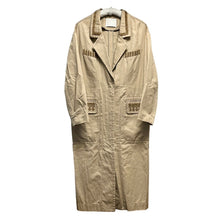 画像をギャラリービューアに読み込む, Mame Kurogouchi マメクロゴウチ 16SS 刺繍コットンチェスターコート MM16SS-C0008 1 ベージュ 3490