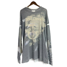 将图片加载到图库查看器,VETEMENTS ヴェトモン Weltschmerz Rammstein Longsleeve T Shirt ラムシュタインカットソー UAH19TR328 S グレー 15430