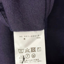 Load image into Gallery viewer, COMOLI コモリ 23SS COTTON JERSEY COMOLI SHIRT コットンジャージーシャツ X01-05016 3 ネイビー 15837