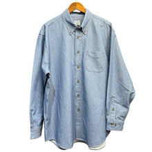 이미지를 갤러리 뷰어에 로드 , Brooks Brothers×NEAT ブルックスブラザーズ ニート DENIM SHIRT デニムシャツ L ライトブルー 14765