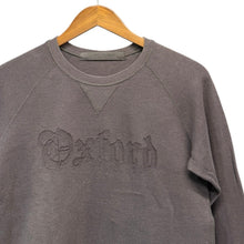 画像をギャラリービューアに読み込む, JUNYA WATANABE ジュンヤワタナベ 02AW oxford クルーネックスウェット JG-T023 ブラウン AD2002 15002