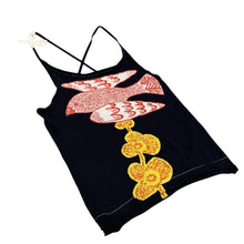 Load image into Gallery viewer, mina perhonen ミナペルホネン forest parade ニットキャミソール js8408 ネイビー R14594