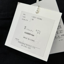 이미지를 갤러리 뷰어에 로드 , CHIGNON シニヨン ストレッチコットンフレアパンツ 3221-003NS 38 ブラック 14340