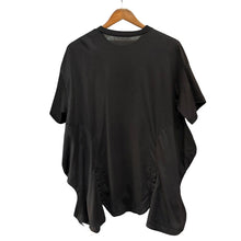 画像をギャラリービューアに読み込む, ENFOLD エンフォルド 25AW CURVE-SILHOUETTE T-SHIRT カーブシルエットTシャツ 300IA580-2571 38 ブラック 15019