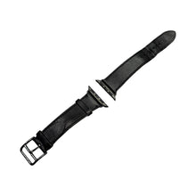 画像をギャラリービューアに読み込む, HERMES エルメス アップルウォッチレザーベルト ブラック 14773