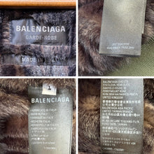 画像をギャラリービューアに読み込む, BALENCIAGA バレンシアガ 24AW bomber フェイクファーフーデッドボンバージャケット 814374TRO532840 14399