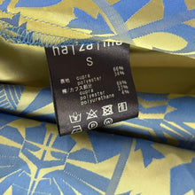 이미지를 갤러리 뷰어에 로드 , ha za ma ハザマ 2021SC 虚空を紡ぎ、織り成す物語のワンピース 青 黄 S 14720