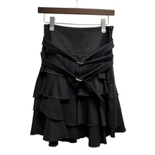 Load image into Gallery viewer, COMME des GARCONS COMME des GARCONS コムコム コムデギャルソン ベルテッドウールティアードスカート W10S003