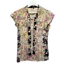 画像をギャラリービューアに読み込む, GUCCI グッチ 06SS 花柄シルクボウタイシャツ