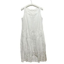 Lade das Bild in den Galerie-Viewer, CASEY CASEY ケイシーケイシー R VERGER V2 コットンリネンノースリーブギャザーワンピース 10FR219 タグ付き