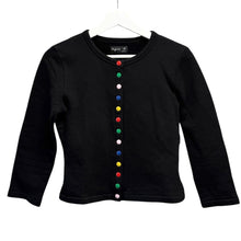 Load image into Gallery viewer, agnes b. アニエスベー マルチカラースナップボタンノーカラースウェットカーディガン EQ07M001 14003