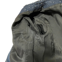 画像をギャラリービューアに読み込む, Rene ルネ TISSUE社製 スパンコールノーカラージャケット スカート セットアップ