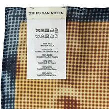 画像をギャラリービューアに読み込む, DRIES VAN NOTEN ドリスヴァンノッテン グラフィックシルクスカーフ F イエロー 15286