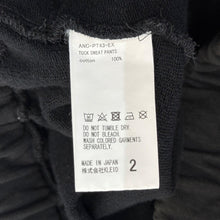Load image into Gallery viewer, ANCELLM アンセルム 24SS WISM 別注 TUCK SWEAT PANTS ヴィンテージ加工タックスウェットパンツ ANC-PT43-EX