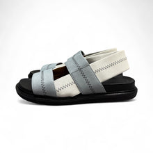 Load image into Gallery viewer, MARNI マルニ バイカラーサンダル 37 ホワイト×グレー 14781