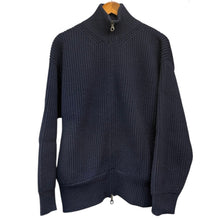 画像をギャラリービューアに読み込む, corgi コーギー カシミヤドライバーズニット L ネイビー 15035