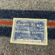 画像をギャラリービューアに読み込む, RRL ダブルアールエル ストライプブランケットマフラー グレー R14625