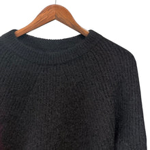 이미지를 갤러리 뷰어에 로드 , BATONER バトナー 22AW MOHAIR WOOL SIGNATURE CREW NECK モヘヤウールニット BN-22FL-064 1 ブラック 15798