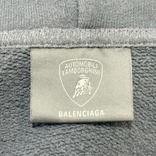 画像をギャラリービューアに読み込む, BALENCIAGA×Automobili Lamborghini バレンシアガ ランボルギーニ フェード加工ジップアップパーカー 833399 S ブラック 15701