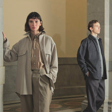 Lade das Bild in den Galerie-Viewer, Cornier コルニエ 22AW WOOL CASHMERE CORDUROY SHIRTS ウールカシミヤコーデュロイシャツ