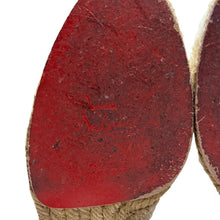 이미지를 갤러리 뷰어에 로드 , Christian Louboutin クリスチャンルブタン ウェッジソールアンクルリボンサンダル ヒール MOUDY 箱有