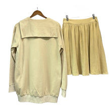 Lade das Bild in den Galerie-Viewer, ha za ma ハザマ 大人に向けたセーラー服トップス スカート セットアップ S ベージュ 14846