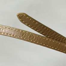 将图片加载到图库查看器,MIU MIU ミュウミュウ 11SS レザーナローベルト 5C5307 ゴールド 3515