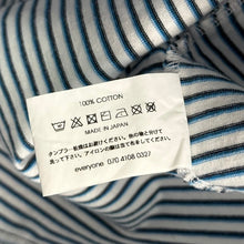 画像をギャラリービューアに読み込む, everyone エブリワン 24SS Gimme Five everyone border tee ボーダーTシャツ EV24-CS15 L ブルー 15078